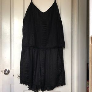 American Rag Black Romper